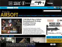 Tablet Screenshot of popularairsoft.com